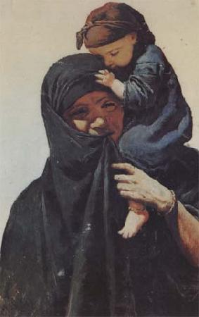Charles Verlat Mere et enfant (mk32) oil painting picture